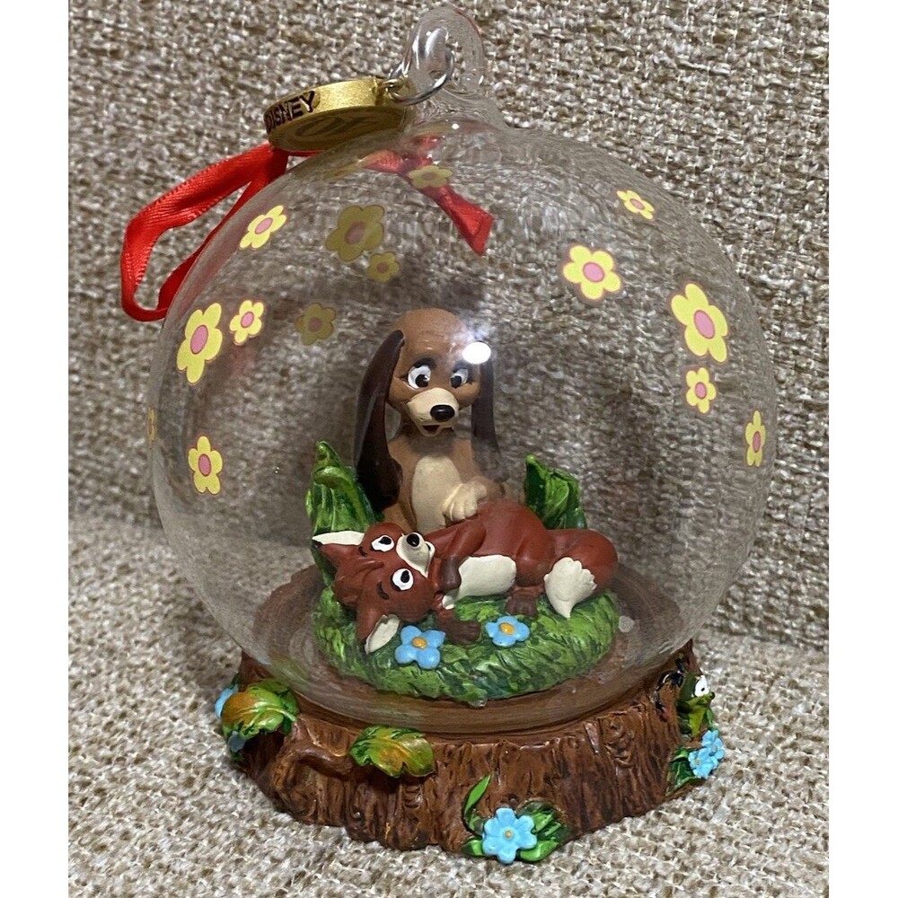 Disney Store The Fox and the Hound Christmas Sketchbook Ornament 2021